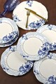 Set farfurii (7 Pieces), L'essentiel Maison, 335RTN1197, Dimensiuni farfurie desert: 21 x 21 x 2 cm (6 bucăți), Multicolor