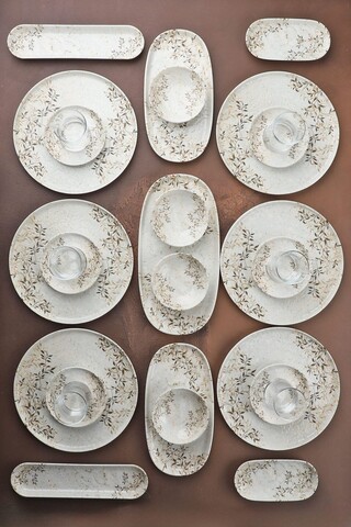Set de mic dejun (29 Pieces), L'essentiel Maison, 335RTN1213, Oval de măslin: (2 bucăți), Multicolor