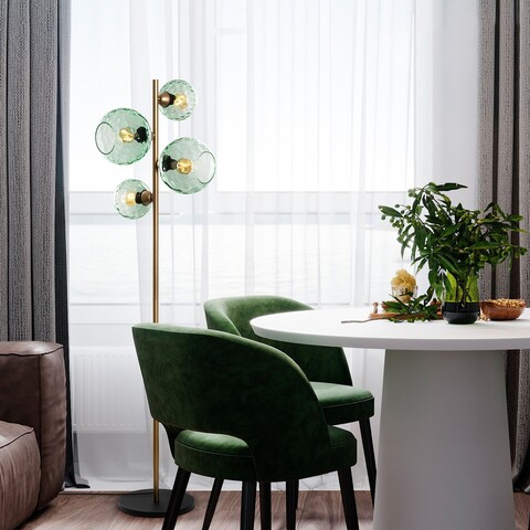 Lampadar, L'essentiel Maison, 521SHN3662, Mentă / Aur