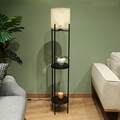 Lampadar, L'essentiel Maison, 780SGN3553, Crem/Negru