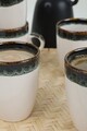 Set căni (6 bucăți), L'essentiel Maison, 275KRM2473, Antibacterian, Alb / Negru / Verde