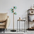 Lampadar, L'essentiel Maison, 521SHN3647, Albastru / Auriu