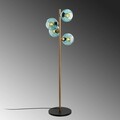 Lampadar, L'essentiel Maison, 521SHN3647, Albastru / Auriu