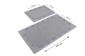 Set covorase de baie (2 Pieces), L'essentiel Maison, Maro, Gri