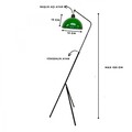Lampadar, L'essentiel Maison, 780SGN2641, Verde/Negru