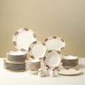 Serviciu de masa (53 Pieces), L'essentiel Maison, 216KRC1275, Farfurie: 20,2 x 20,2 x 3,2 cm (12 bucăți), Multicolor