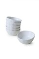 Set boluri pentru aperitive (6 Pieces), L'essentiel Maison, 275KRM2427, Antibacterian, Alb