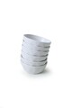 Set boluri pentru aperitive (6 Pieces), L'essentiel Maison, 275KRM2427, Antibacterian, Alb