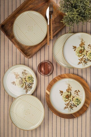 Set de servire pentru tort (6 bucăți), L'essentiel Maison, 710KTP9364, Multicolor