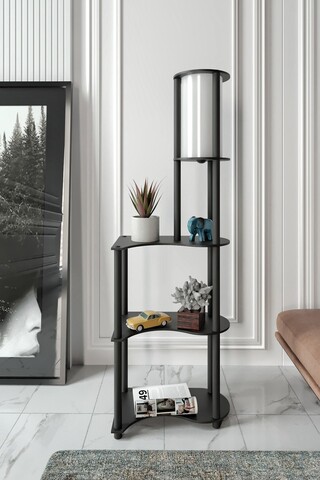 Lampadar, L'essentiel Maison, 666PTR1120, Negru