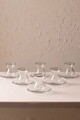 Set pahare pentru ceai (12 Pieces), L'essentiel Maison, 127RKL1209, Farfurie: 12 x 12 x 1,7 cm (6 bucăți), Negru