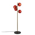 Lampadar, L'essentiel Maison, 521SHN3646, Roșu / Auriu