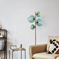 Lampadar, L'essentiel Maison, 521SHN3659, Albastru / Auriu