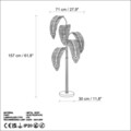 Lampadar, L'essentiel Maison, 521SHN2273, Negru/Verde