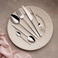 Set tacamuri (36 Pieces), L'essentiel Maison, 645DRM1241, Furculiță de masă: 21 x 2,5 cm (6 bucăți), Argintiu