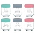Kilner 6 db Befőttesüveg gyerek ételnek, Bear, 190 ml, üveg, áttetsző
