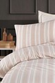 Lenjerie de pat pentru o persoana, L'essentiel Maison, Soft Line, Bej