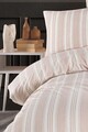 Lenjerie de pat pentru o persoana, L'essentiel Maison, Soft Line, Bej