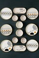 Set de mic dejun (14 Pieces), L'essentiel Maison, 964FRM5393, Platou: 25 x 11 x 3,5 cm (2 bucăți), Multicolor