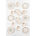 Set de mic dejun (14 Pieces), L'essentiel Maison, 964FRM5311, Platou: 25 x 11 x 3,5 cm (2 bucăți), Multicolor