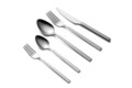 Set tacamuri (20 Pieces), L'essentiel Maison, 294HRO1131, Furculiță de masă: 21 x 2,5 cm (4 bucăți), Crom