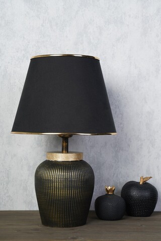 Lampa de masa, L'essentiel Maison, 687HMY2154, Negru