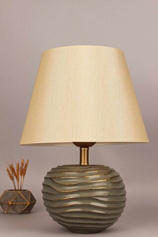 Lampa de masa, L'essentiel Maison, 687HMY2549, Gri închis