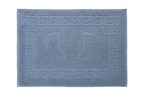 Set covorase de baie (2 Pieces), L'essentiel Maison, Mătură, Indigo