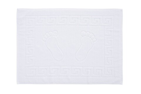 Set covorase de baie (2 Pieces), L'essentiel Maison, Mătură, Alb