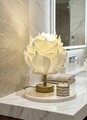 Lampa de masa, L'essentiel Maison, 627GNT1020, Alb / Aur antic