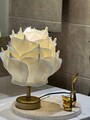 Lampa de masa, L'essentiel Maison, 627GNT1020, Alb / Aur antic
