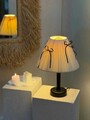 Lampa de masa, L'essentiel Maison, 627GNT1019, Crem/Negru