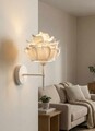 Aplica de perete, L'essentiel Maison, 627GNT1033, Alb / Alb