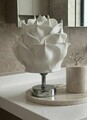 Lampa de masa, L'essentiel Maison, 627GNT1023, Alb / Argintiu