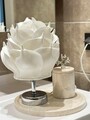Lampa de masa, L'essentiel Maison, 627GNT1023, Alb / Argintiu