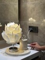 Lampa de masa, L'essentiel Maison, 627GNT1023, Alb / Argintiu