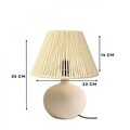 Lampa de masa, L'essentiel Maison, 780SGN4851, Crem
