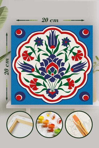 Pictura pe numere, L'essentiel Maison, Palm033, Multicolor