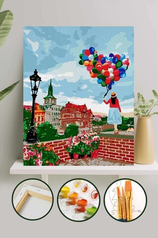 Pictura pe numere, L'essentiel Maison, Phs031, Multicolor