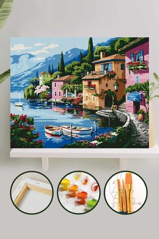 Pictura pe numere, L'essentiel Maison, Phs065, Multicolor