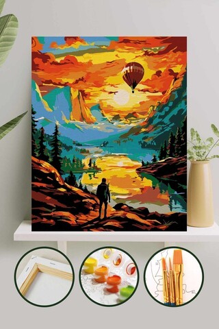 Pictura pe numere, L'essentiel Maison, Phs085, Multicolor