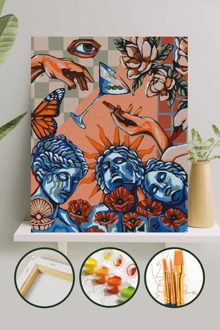 Pictura pe numere, L'essentiel Maison, Phs095, Multicolor