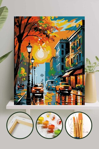 Pictura pe numere, L'essentiel Maison, Phs107, Multicolor