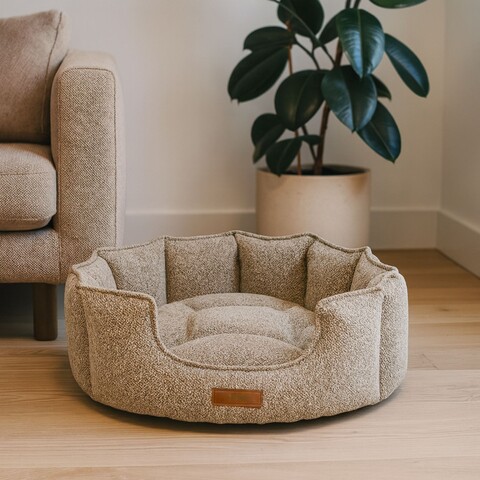 Pat pentru animale de companie, L'essentiel Maison, Chelsea XL, Crem
