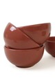 Set boluri ceramice (6 Pieces), L'essentiel Maison, 275KRM2350, Antibacterian, Caramiziu