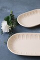 Set platouri servire (2 Pieces), L'essentiel Maison, 275KRM2309, Antibacterian, Crem