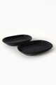 Set platouri servire (2 Pieces), L'essentiel Maison, 275KRM2310, Antibacterian, Negru mat