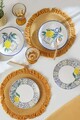 Set platouri servire desert (4 Pieces), L'essentiel Maison, 275KRM2261, Alb / Bleumarin / Galben