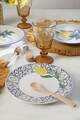 Set platouri servire desert (4 Pieces), L'essentiel Maison, 275KRM2261, Alb / Bleumarin / Galben