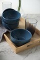 Set boluri ceramice (6 Pieces), L'essentiel Maison, 275KRM2351, Antibacterian, Albastru